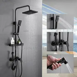 Rainfall Shower Mixers With Shelf