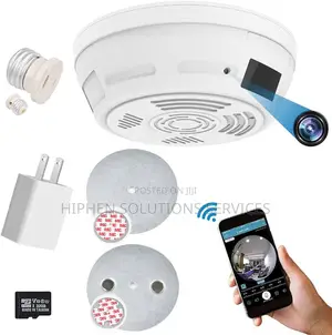 Wifi Smoke Detector Camera Night Vision