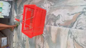 Red Supermarket Basket