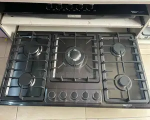90cm Stainless Steel 5 Burner Gas Cooker
