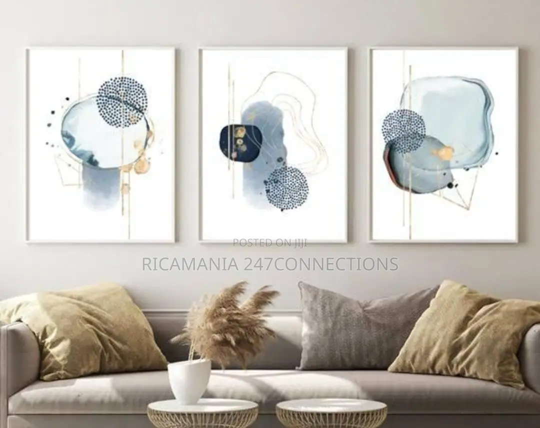 Abstract Flower Frame Artwork