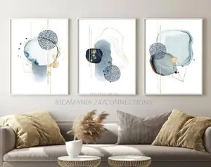Abstract Flower Frame Artwork