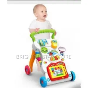 Baby Sit-to-Stand Walking Learning Trolley With Music