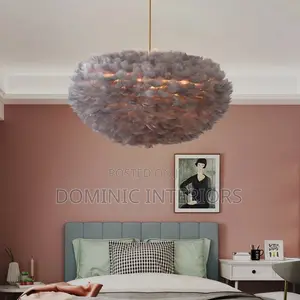 Feather Art Hanging Lamp