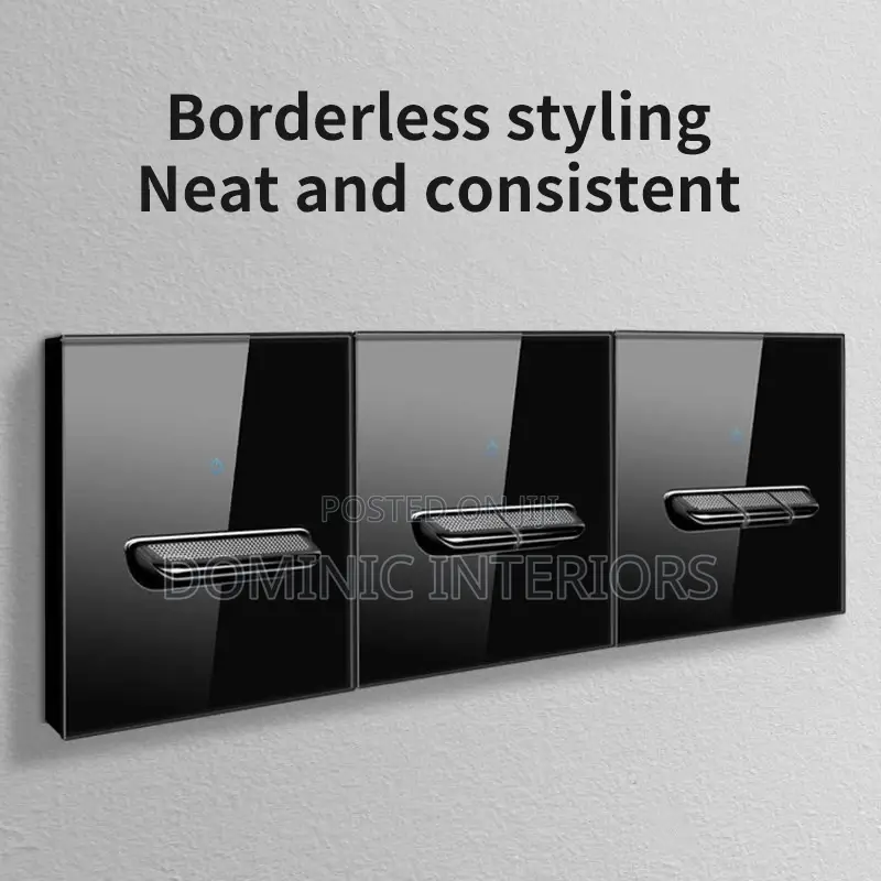 Glass Wall Switch Panel