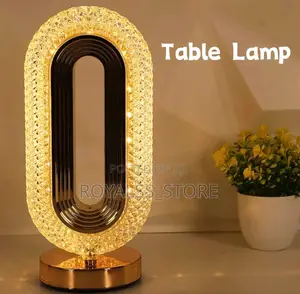 3d Rechargeable Crystal Light Home Decor/ Bedside Lamp