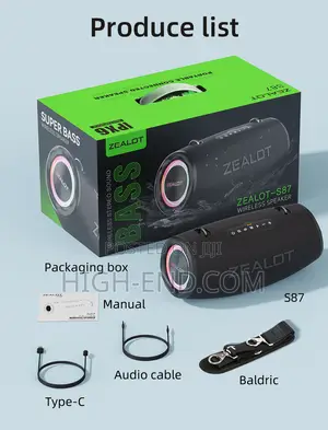 Zealot S87 Bluetooth Speaker