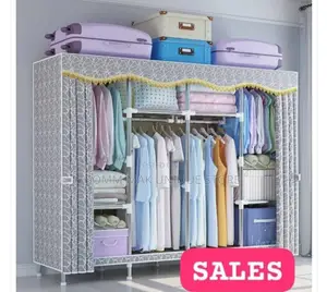 4 Column Strong Mobile Wardrobe
