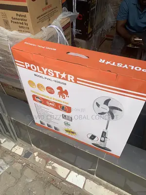 Polystar 18 Inches Rechargeable Fan