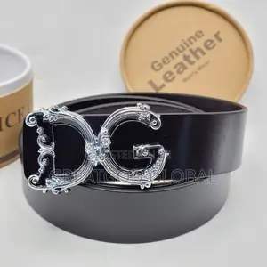 Luxury Genuine Leather Belt Silver Head Designers