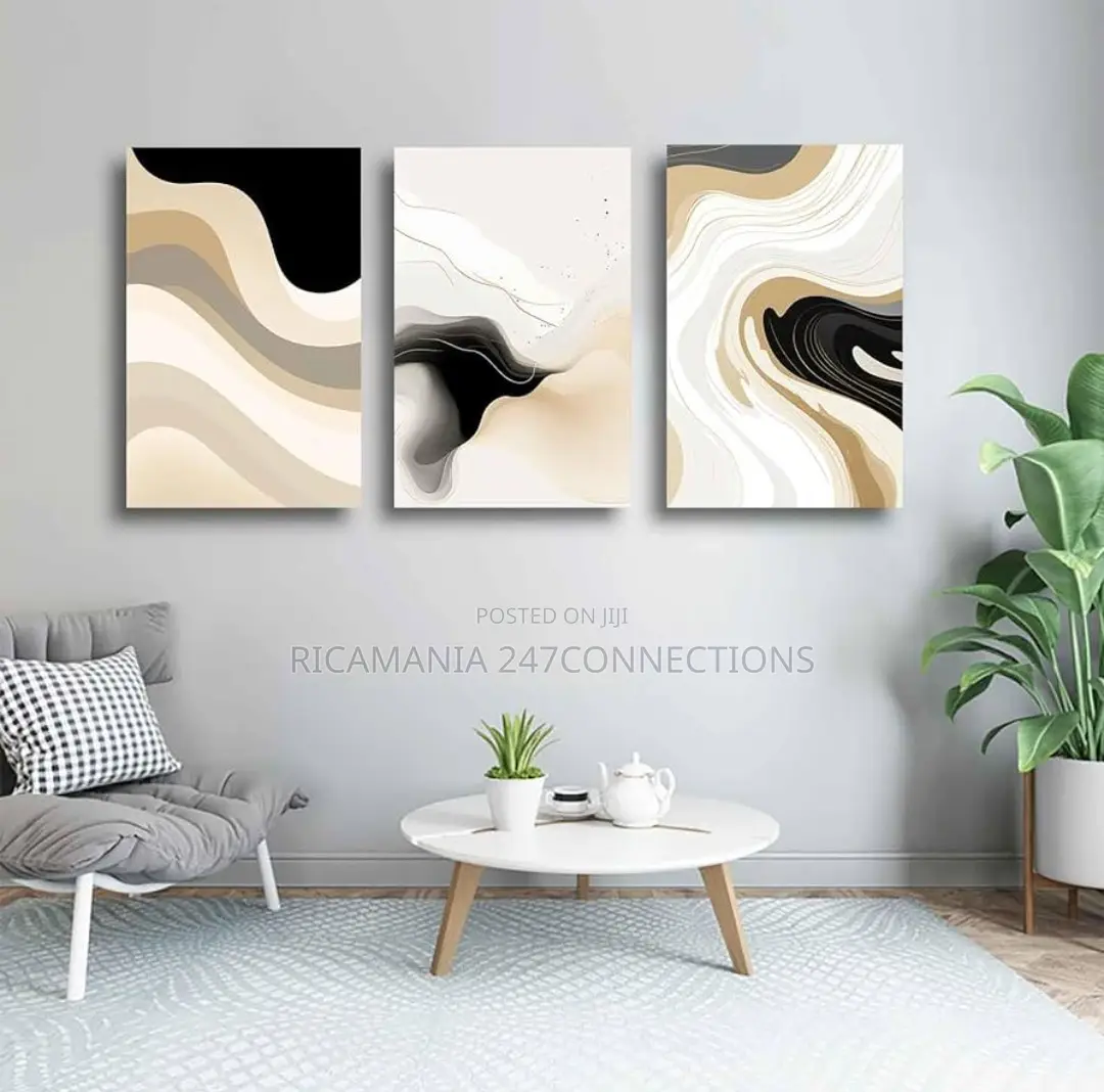 Interesting Abstract Flower Artwork Frame