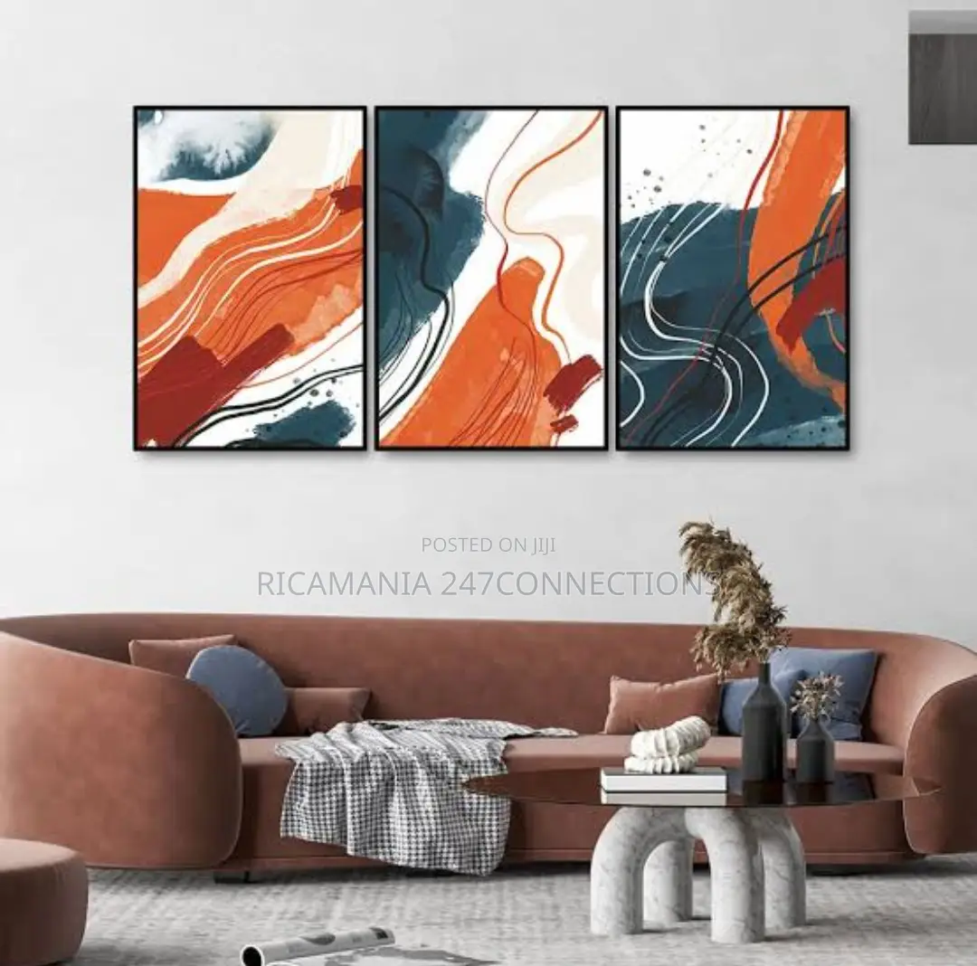 Interior Abstract Artwork Frames