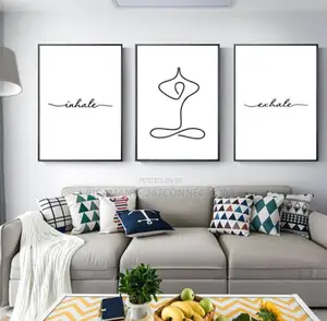 Inhale and Exhale Abstract Artwork Frames
