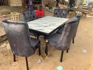6 Seater Dinning With Marble Top