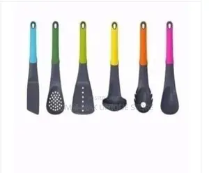 Non-Stick Cooking Spoon -6 Pieces- Multicolour
