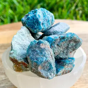 Blue Apatite Gemstone
