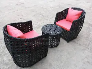 Rattan Outdoor Table and Chairs for Balcony and Outdoor.