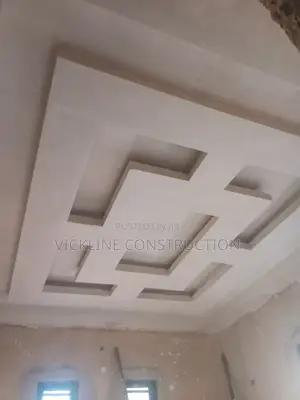 Pop Ceiling Installation, Wall Screeding and Painting