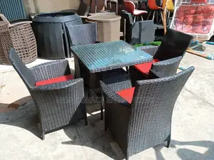 Outdoor Rattan Table and Chairs for Hotels.