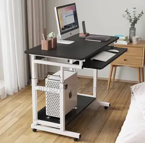 Adjustable Computer Table With Key Board Roller.