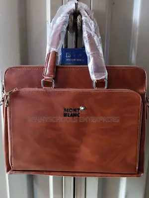 Smont Blanc Leather Office, Laptop, Confere and Business Bag