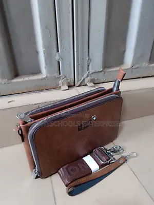 Mont Blanc Leather Purse and Side Bag