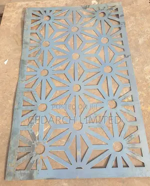 Flower Design Mild Steel Sheet