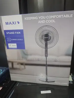 Maxi Adjustable Height Floor Fan.