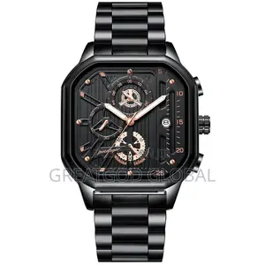 *Poedagar Chronograph Stock Chain. * *Water Resistant*
