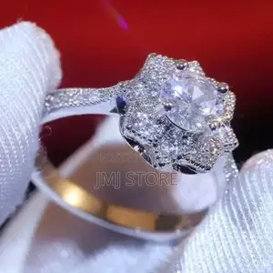 935 Cubic Zirconia Engagement Ring - Silver
