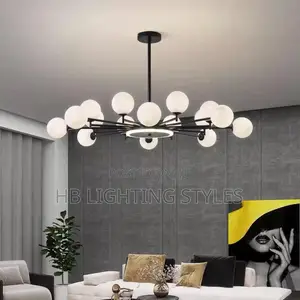 Modern and Simple LED Living Room Moon Light