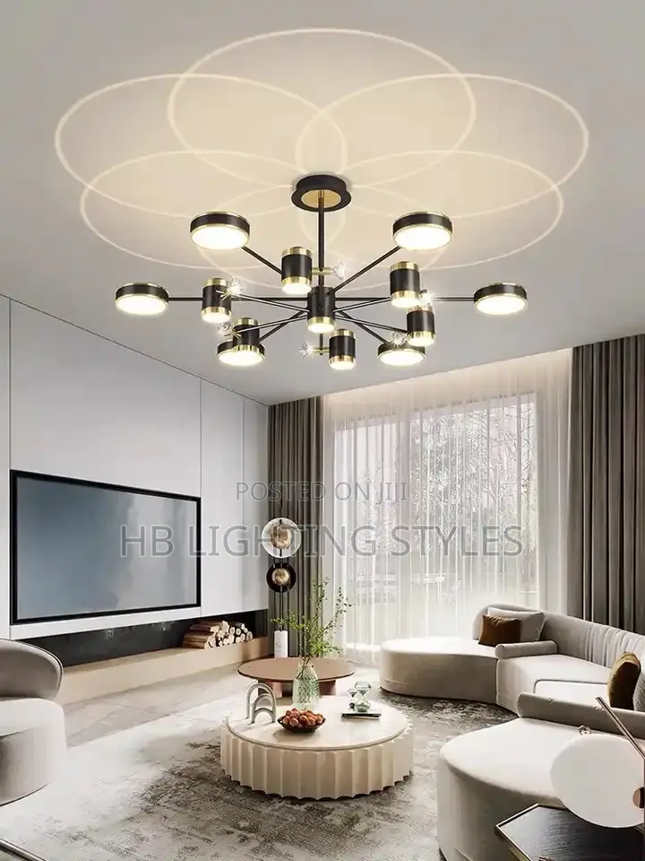 Nordic Creative Starry Ceiling Chandelier Light