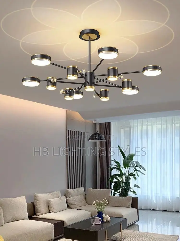 Nordic Creative Starry Ceiling Chandelier Light