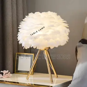 Simple Feather LED Table Lamp