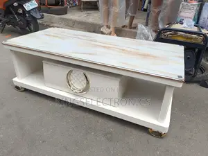 Big Imported Shelves Center Table