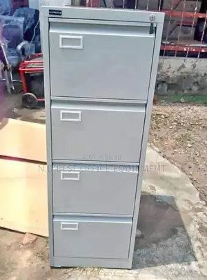 Four File Metal Cabinets