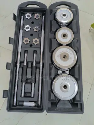 Supermax Pro 50kg Chrome Set