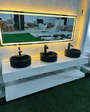 Marble Slab With Canter Top Basin 098