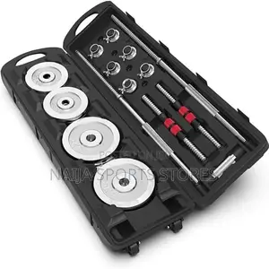 Supermax Pro 50kg Chrome Set