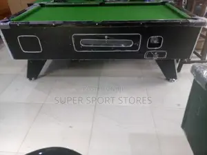 Brand New Black Gloss Marble and Coin Snooker Board