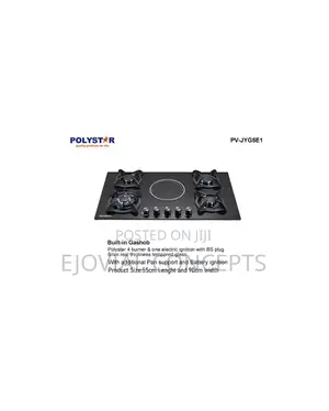 Polystar 4 Burner One Electric Built-in Gas Hob