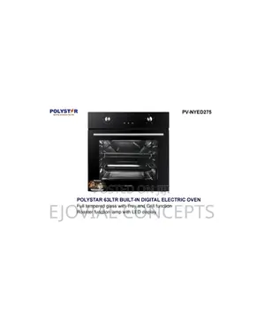 Polystar 63ltrs Built-in Digital Electric Oven