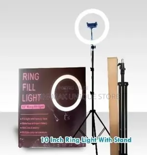 10" Led Selfie Ring Light With Tripod Stand Phone Holder