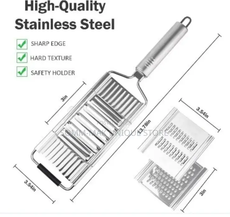 Multifunctional Vegetable Slicer Cutter - 3 Interchange