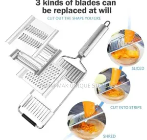 Multifunctional Vegetable Slicer Cutter - 3 Interchange