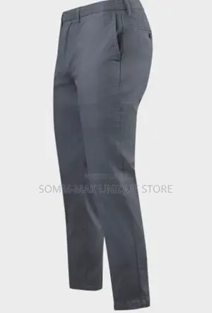 3-in-1 Men's Corporate Plain Suit Trousers- Black Men