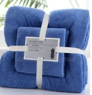 Absorbent 2 in 1 Bath Towel - Blue