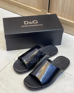 Original Italian Leather D G Slipers