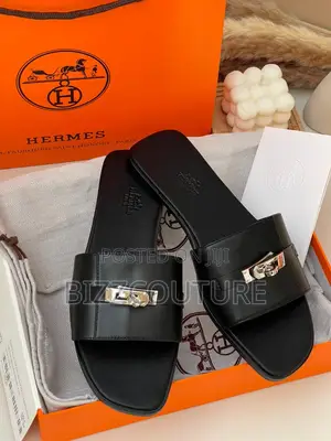 Original HERMES Slippers for Ladies Available in Store
