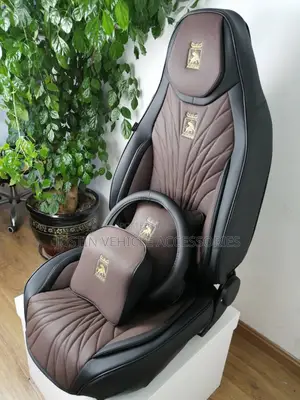 Maxone Black and Brown Seat Cover
